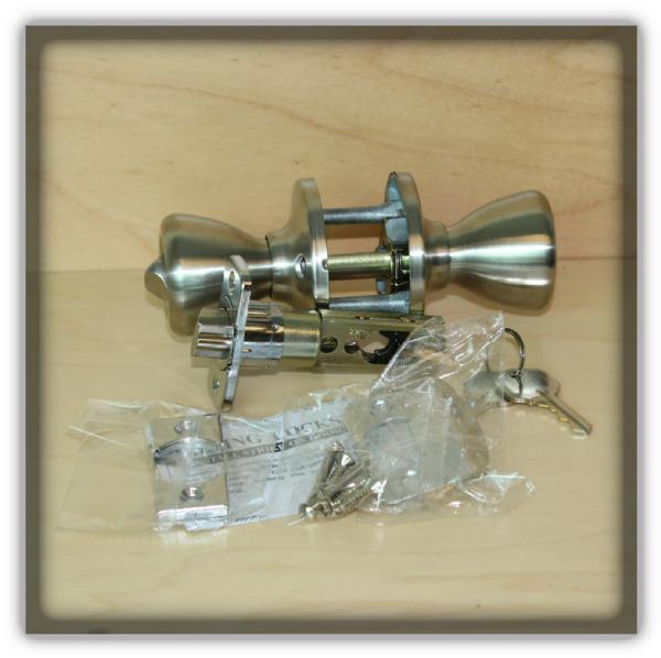 Entry Knob Lockset Grade 3 Stainless Steel Finish #2