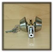 Double Cylinder Stainless Steel finish Deadbolt - 2way Latch