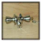 Entry Knob Lockset Grade 3 Stainless Steel Finish